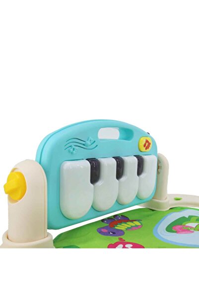 BABYCİM Babycim Bebek Piyanolu Oyun Halısı Ve Jimnastik Merkezi (AYNALI VE ÇINGIRAKLI)