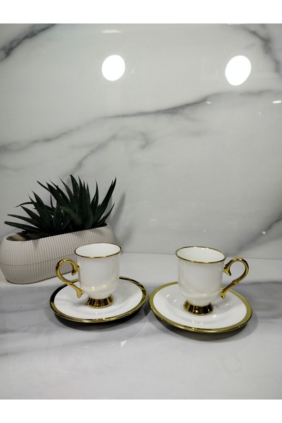 MDKLİFE Yolande Racine 2 Kişilik Kahve Fincanı Takımı - 90 Ml