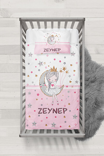 BAMBAŞKA MODA BEBEK İSİMLİ BEŞİK NEVRESİM TAKIMI BİBNT-3081