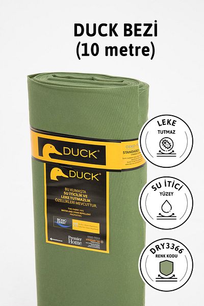 FAVORA Premier Khaki Linen Duck Αδιάβροχο Πανί - 10 μέτρα Dry3366