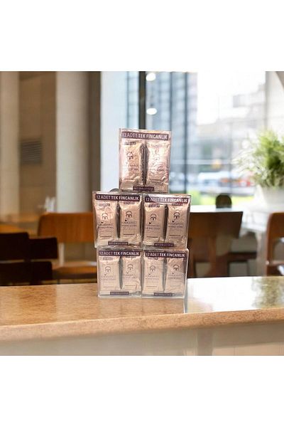 Revello Gift Turkish Coffee Gift for Single Use Insignia, Engagement, Wedding, Special Days