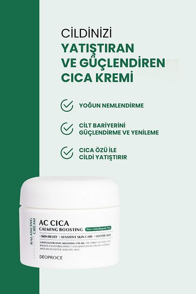 DEOPROCE Ac Cica Calming-Strengthening-Balancing Cream
