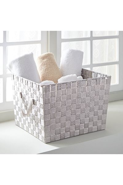 Home Box Strap Storage Basket - 25x33x38 cm