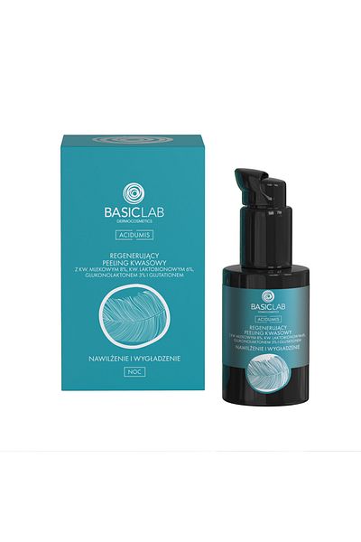 BASICLAB BasicLab Acidumis Acid Peeling Hydratační a vyhlazující suchou pleť 30 ml