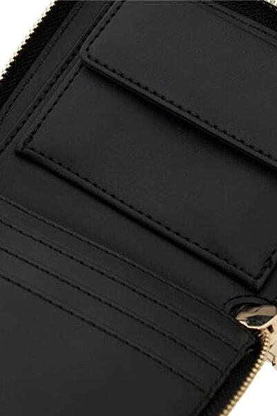 Guess LAUREL SLG SMALL ZIP AROUND Dámská černá peněženka SWBG8500137-BLA