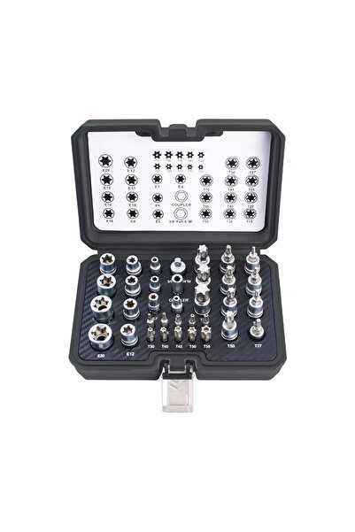 BRIO Lokma Set Torx 3/8 34 PARÇA (T10-T60) + (E4-20)