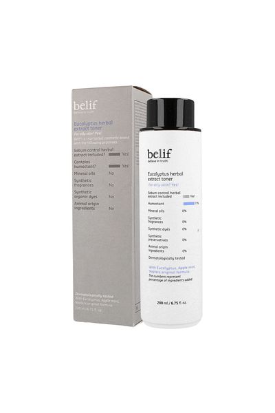 BELIF Belif Eucalyptus Herbal Extract Toner 200 ml - αναζωογονητικό τονωτικό προσώπου