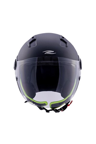 ZEUS ZS-213 Matt Black Açık Kask