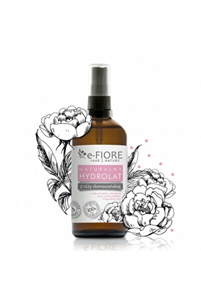 e-FIORE e-FIORE Damask Rose Blossom Hydrolat χωρίς συντηρητικά, 100ml