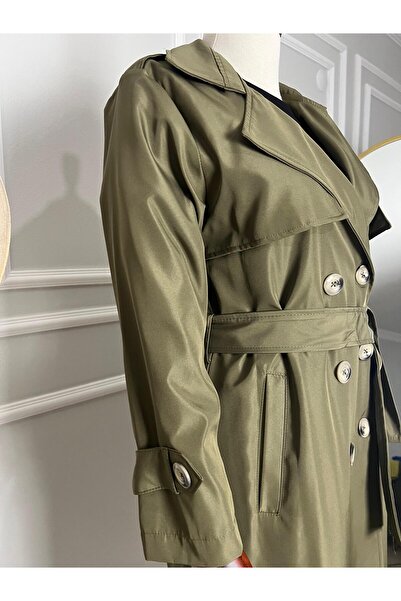 Limon X LİMON X UZUN CEPLİ TRENCHCOAT