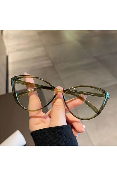 Zess store Y2K Style Cat Eye Frame