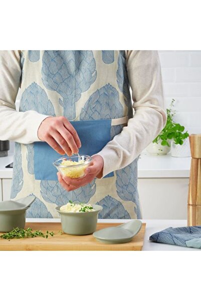 IKEA - Fargklar, Oven-Servicing Dish, Matt Light Green, 15X13 cm