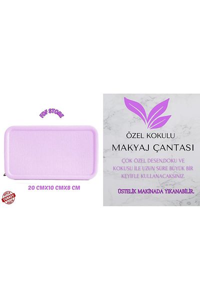 FDF STORE Machine Washable Custom Textured Travel Cosmetic Bag - Makeup Bag Custom Fragrant