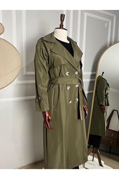 Limon X LİMON X UZUN CEPLİ TRENCHCOAT