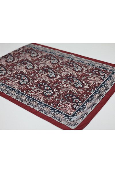 Bonjela Claret Red Soft Cotton Shawl - Σειρά Lbs1308