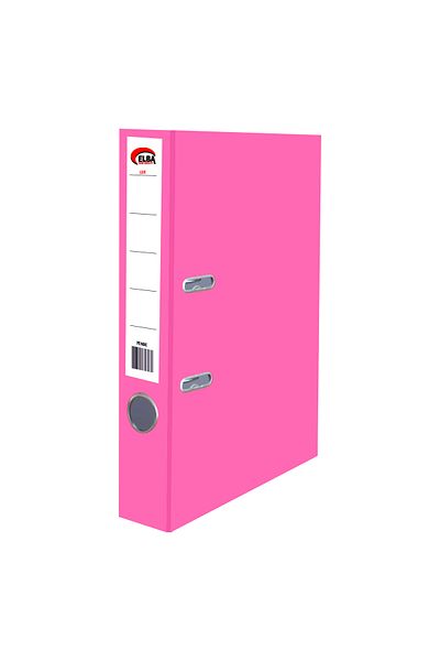 ELBA Pink Narrow Plastic Office Folder