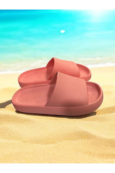SHOUGO Women's Beach Pool Sea Daily Home Bathroom Anti-Slip Sole Slippers