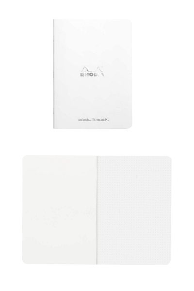 GLANCE Copertă albă pentru caietul Rhodia, Dot Dotted