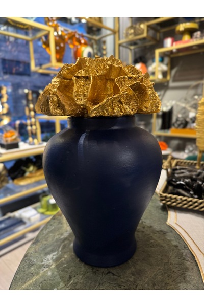 tuan design Mercan kapaklı mavi küp