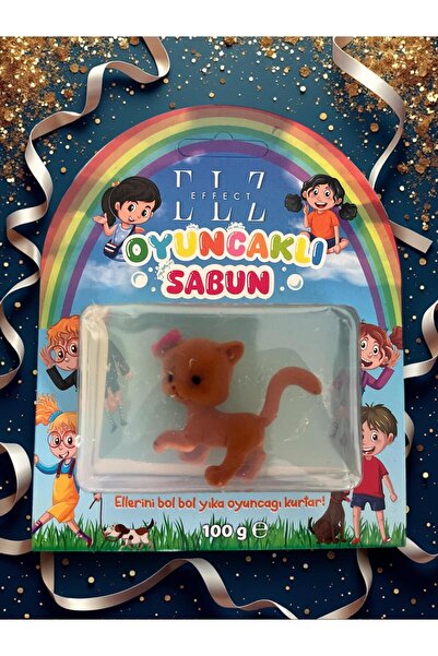 ELZ EFFECT Kedili Oyuncaklı Sabun