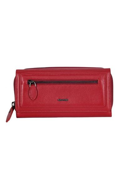 Grande Red Genuine Leather Women's Wallet - 2636