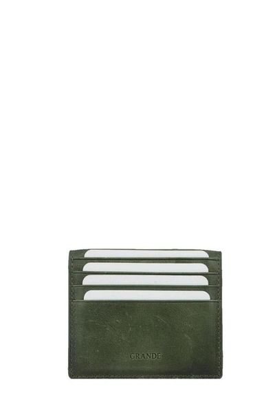 Grande Green Genuine Leather Men's Card Holder Wallet - 762
