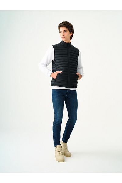 Loft Black Men's Vest Lf 2033222