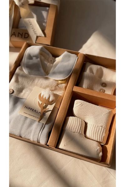 Nipperland Baby Boy Organic Cotton Velvet Jumpsuit Set