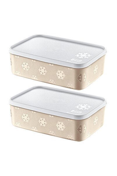 Smartware مجموعة من قطعتين حاوية تخزين نوفروست لاتيه 1600 مل