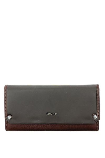 Grande Genuine Leather Women's Wallet - Brown 2748