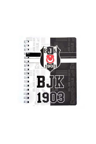 TMN Bloknot Not Defteri Beşiktaş Spiralli Karton Kapak A6 Küçük Boy 108 59171...