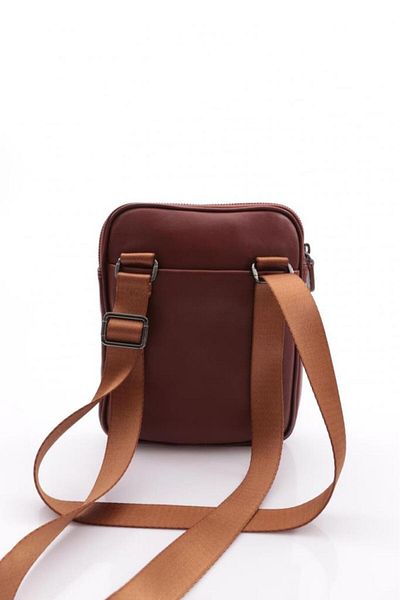 Grande Men's Genuine Leather Crossbody Bag Brown 6550