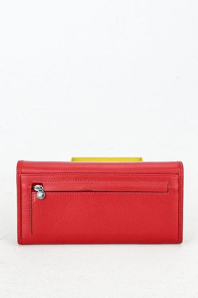 Grande Red Genuine Leather Women's Wallet - 2748