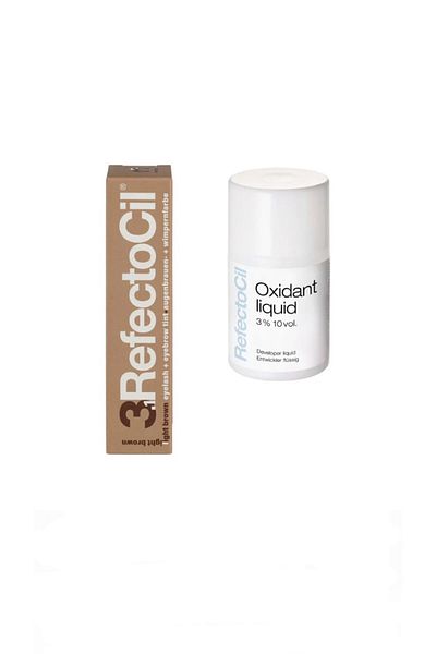 Refectocil Paint Oxidant Double Pack Light Brown With New Packaging