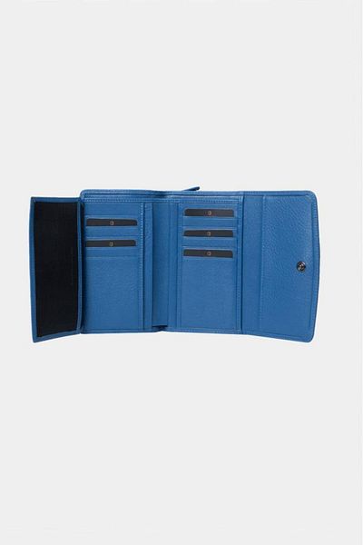 Grande Blue Genuine Leather Women's Wallet - 2725