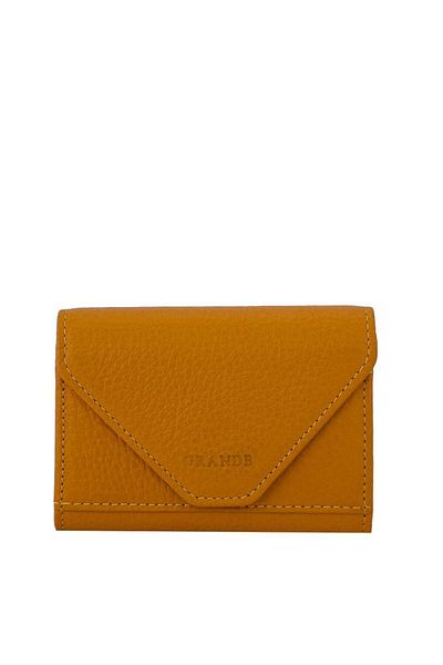 Grande Orange Genuine Leather Card Holder - 846