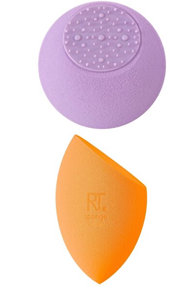 Real Techniques Sponge Plus Cilt Bakım Süngeri / Mucize Makyaj Süngeri (2'Lİ AVANTAJLI SET)