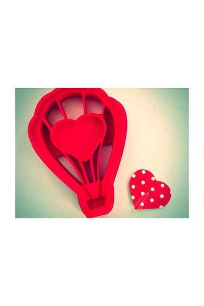 Rapithwin Valentine's Day Cookie Cutter with Heart Balloons