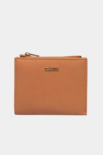 Grande Camel Colored Genuine Leather Women's Wallet - 2805