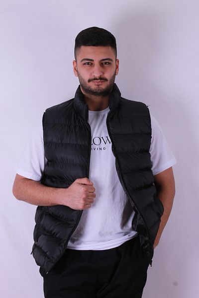 trender Men's Vest Black - Ylk-03 Model
