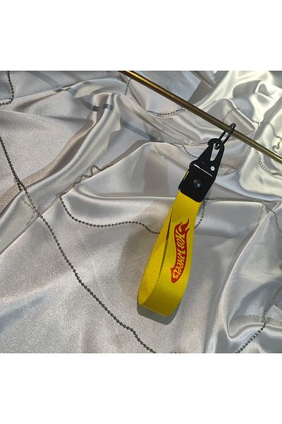 CEBECİOTO Hot Wheel Yellow Cloth Keychain Good Quality Auto-Moto Accessory 19cm Double Sided Print