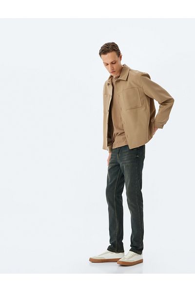 Koton Brad Slim Petrol Men 5Sam40053Id