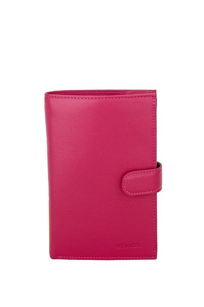 Grande Fuchsia Genuine Leather Unisex Wallet 3106