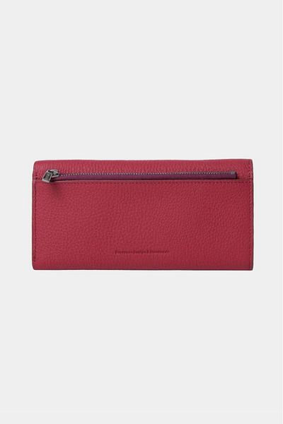 Grande Burgundy Genuine Leather Women's Wallet - Model 2801