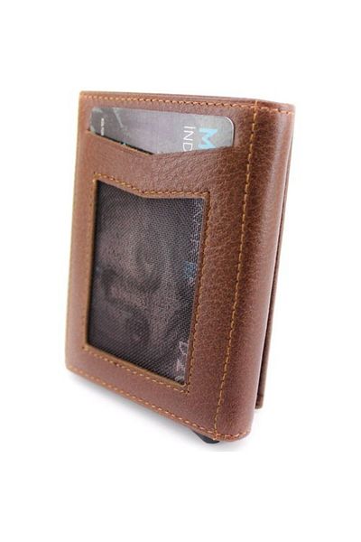 Grande Genuine Leather Men's Wallet Brown 752
