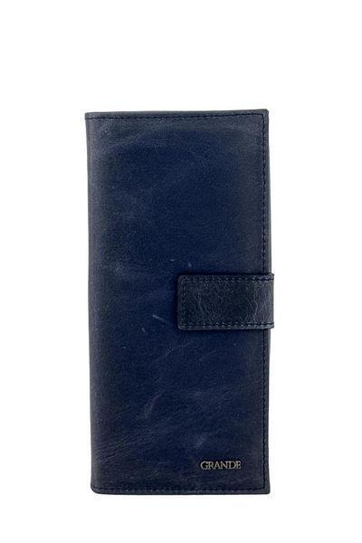 Grande Crazy Blue Genuine Leather Women's Wallet
