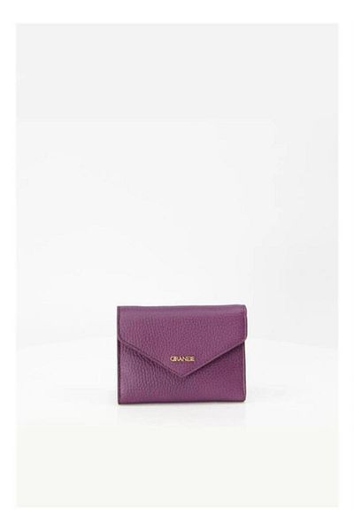 Grande Genuine Leather Women's Wallet - Plum 2785