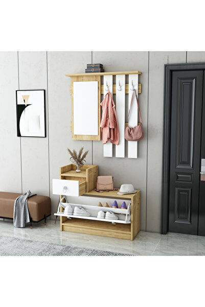 Home Mobiga Runo Ayakkabılık Aparatlı Portmanto