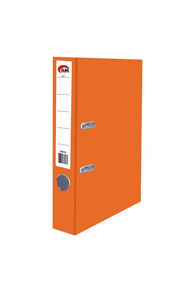 ELBA Orange Narrow Plastic Office Folder