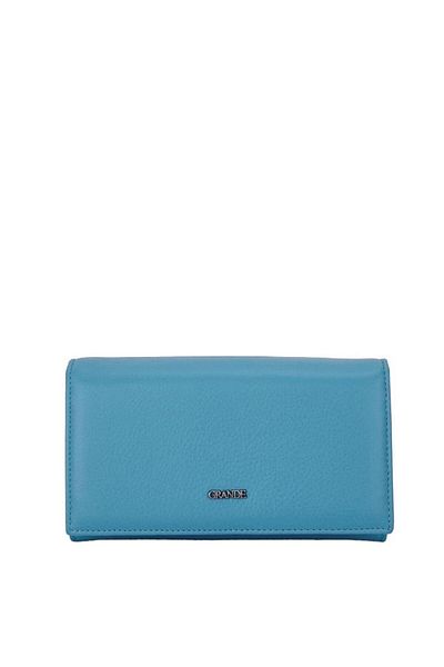 Grande Turquoise Genuine Leather Women's Wallet - Model 2604